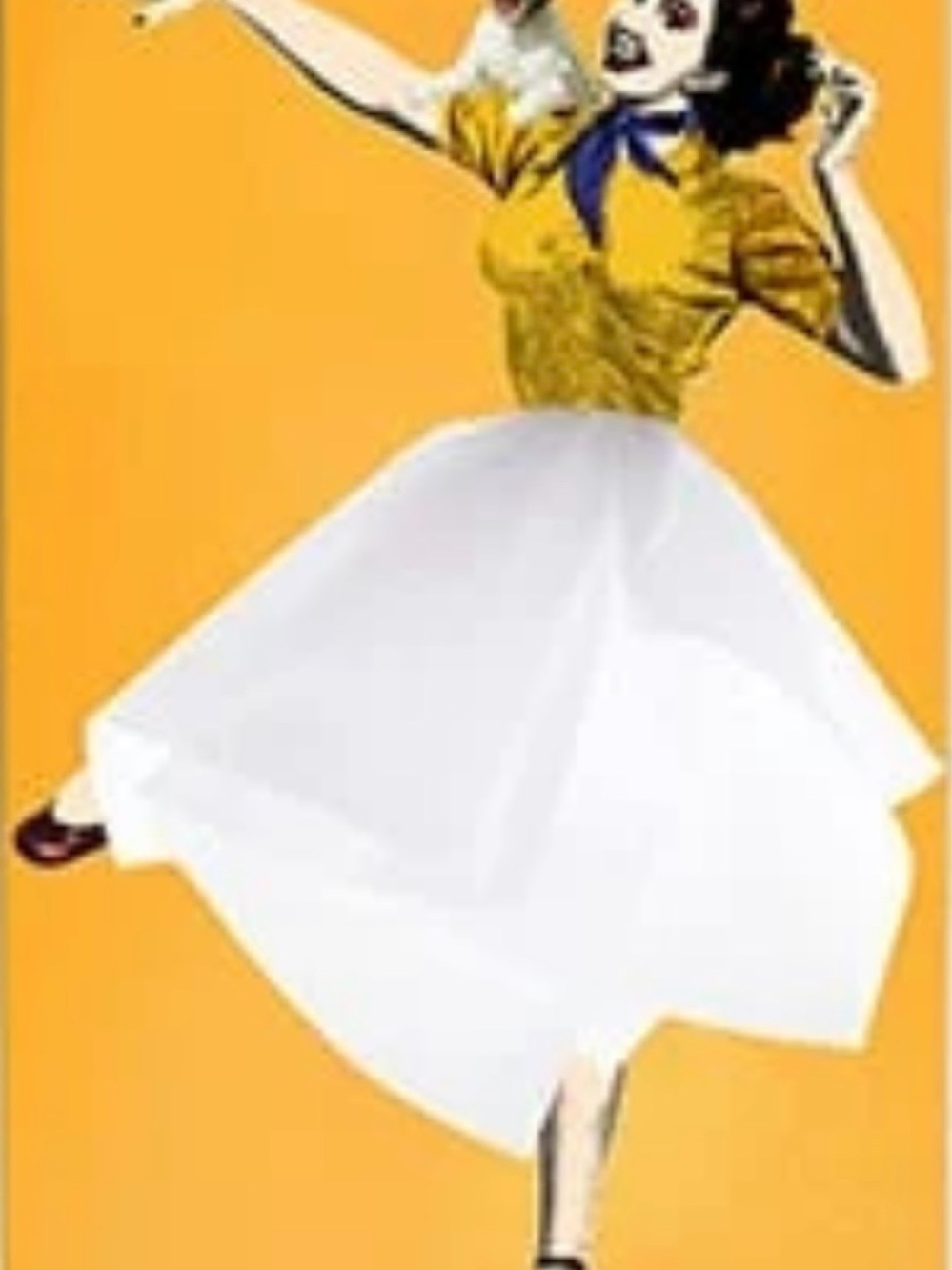 Flying skirt yellow tissue box